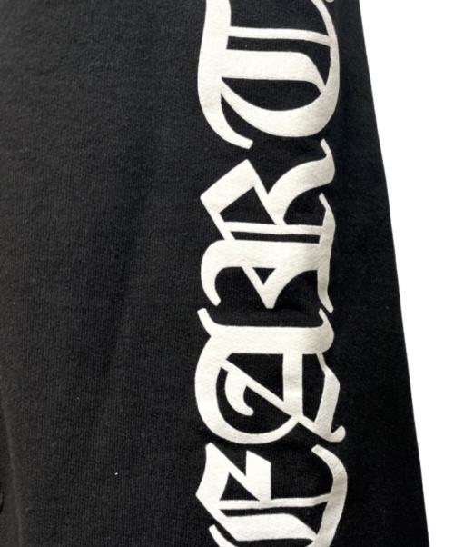 CHROME HEARTS（クロムハーツ）CHROME HEARTS (クロムハーツ) Vertical Logo Fleece Zip Up Hoodie ブラック サイズ:Lの古着・服飾アイテム
