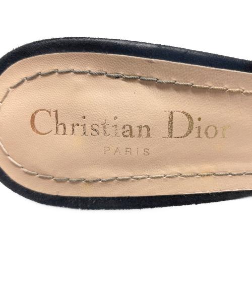 Christian Dior（クリスチャン ディオール）Christian Dior (クリスチャン ディオール) スリングバック・パンプス ブラック サイズ:37 Dの古着・服飾アイテム
