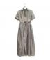 Christian Dior（クリスチャン ディオール）の古着「半袖ワンピース/Short-Sleeve Dress/121R15S6724」｜グレー