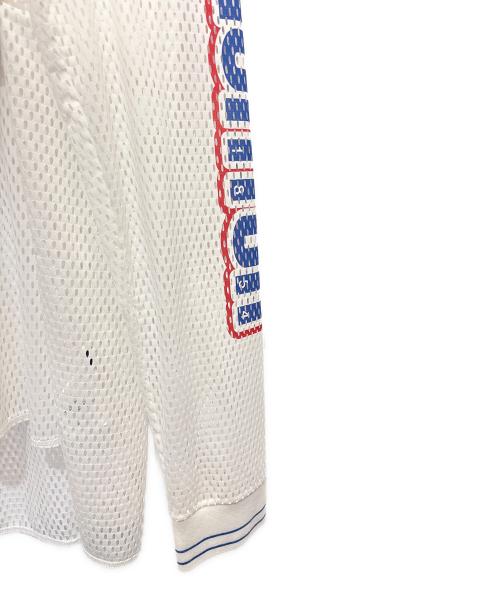 LOUIS VUITTON（ルイ ヴィトン）LOUIS VUITTON (ルイ ヴィトン) LVグラフィックメッシュロングスリーブTシャツ / グラフィックメッシュ長袖カットソー ホワイト サイズ:XXLの古着・服飾アイテム