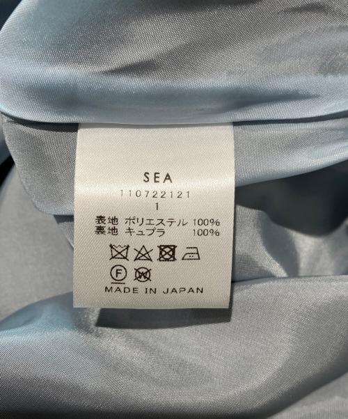 SEA（シー）SEA (シー) サテンロングスカート ネイビー サイズ:1の古着・服飾アイテム