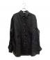 EVERYDAY I LIKE.（エヴリデイ アイ ライク）の古着「Sheer Ramie シャツ/シアーオーバーシャツ/EVERYDAY I LIKE./ブラック」｜ブラック