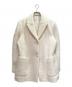 KUME（クメ）の古着「Alpaca Boucle Midi Jacket/アルパカ混2Bジャケット」｜アイボリー