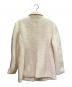 KUME (クメ) Alpaca Boucle Midi Jacket/アルパカ混2Bジャケット アイボリー サイズ:M：30000円
