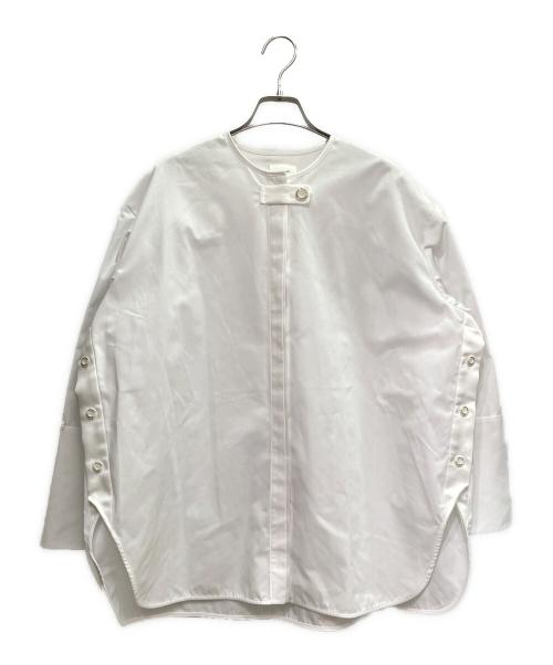 YORI（ヨリ）YORI (ヨリ) ループ スカーフ ブラウス/Loop Scarf Blouse/SC21-25026AＷ ホワイト サイズ:38の古着・服飾アイテム