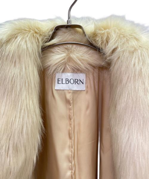 ELBORN（エルボルン）ELBORN (エルボルン) エコファーコート Eco Fur Coat/ELCFFW-OT014 ベージュ サイズ:34の古着・服飾アイテム