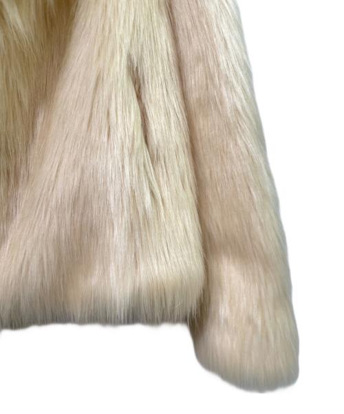 ELBORN（エルボルン）ELBORN (エルボルン) エコファーコート Eco Fur Coat/ELCFFW-OT014 ベージュ サイズ:34の古着・服飾アイテム