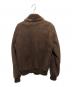 GUCCI (グッチ) ムートンブルゾン ブラウン サイズ:46：120000円