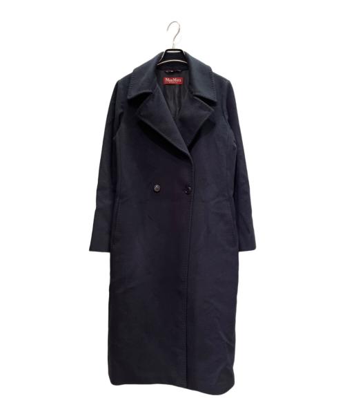 Max Mara Studio（マックスマーラ ストゥディオ）Max Mara Studio (マックスマーラ ストゥディオ) ベルテッドコート ネイビー サイズ:40の古着・服飾アイテム