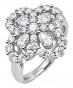 HARRY WINSTONハリーウィンストン）の古着「Mini Loop Full-Motif Ring/ミニループ・フルモチーフリング/FRDPRP1ML4C-045」