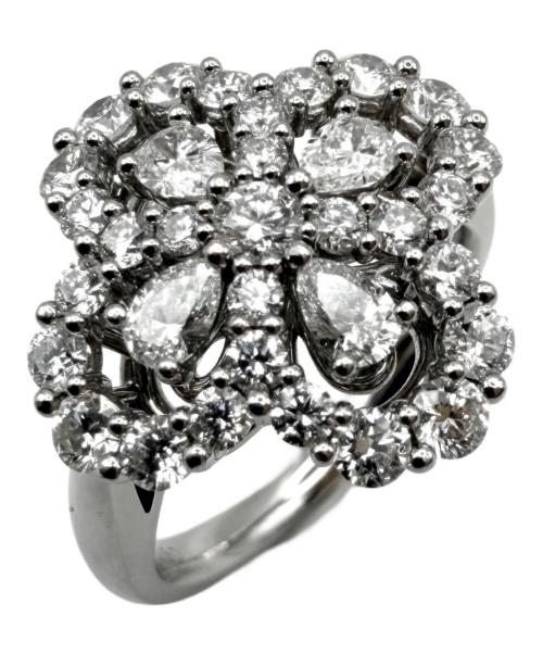 HARRY WINSTON（ハリーウィンストン）HARRY WINSTON (ハリーウィンストン) Mini Loop Full-Motif Ring/ミニループ・フルモチーフリング/FRDPRP1ML4C-045 サイズ:ミニ/7.5号の古着・服飾アイテム