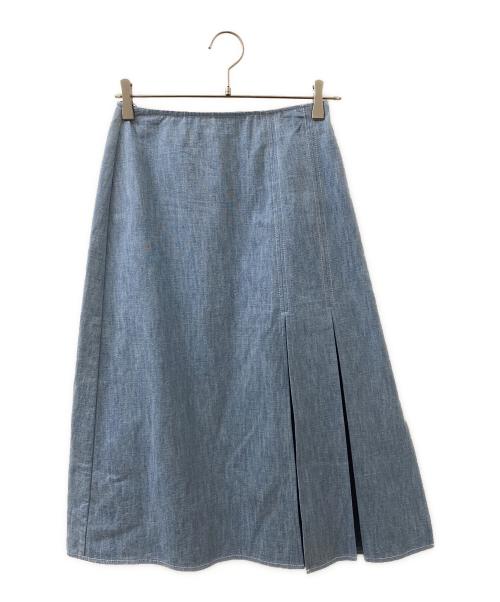 FENDI（フェンディ）FENDI (フェンディ) デニムスリットスカート スカイブルー サイズ:40の古着・服飾アイテム