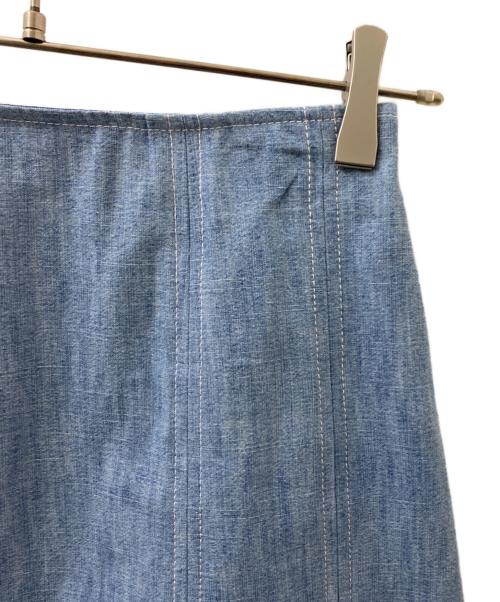 FENDI（フェンディ）FENDI (フェンディ) デニムスリットスカート スカイブルー サイズ:40の古着・服飾アイテム