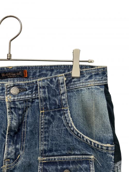 UNDERCOVER（アンダーカバー）UNDERCOVER (アンダーカバー) ドッキング ブッシュ デニム パンツ インディゴ サイズ:3の古着・服飾アイテム