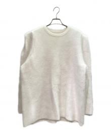 AMOMMA（アモマ）の古着「WOOL PUFF SHOULDER KNIT/AMOMMA/BLK / F」｜ホワイト