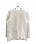 AMOMMA（アモマ）の古着「WOOL PUFF SHOULDER KNIT/AMOMMA/BLK / F」｜ホワイト