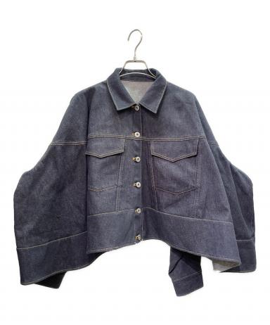 中古・古着通販】cygne (シーニュ) フレアデニムショートジャケット