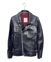 UNDERCOVER（アンダーカバー）の古着「08ライダース」｜ダークネイビー