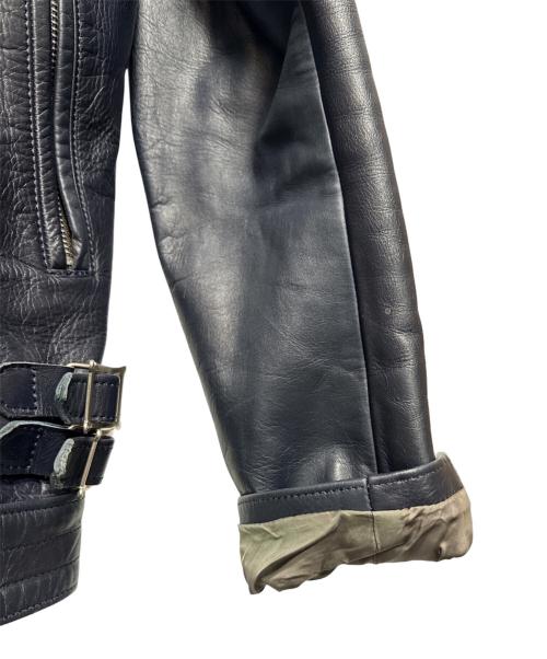 UNDERCOVER（アンダーカバー）UNDERCOVER (アンダーカバー) 08ライダース ダークネイビー サイズ:4の古着・服飾アイテム