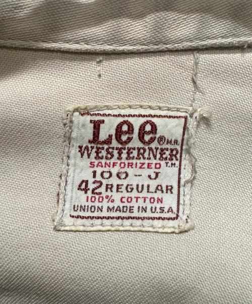 LEE（リー）LEE (リー) WESTERNER JKT(ウエスターナージャケット) アイボリー サイズ:42の古着・服飾アイテム