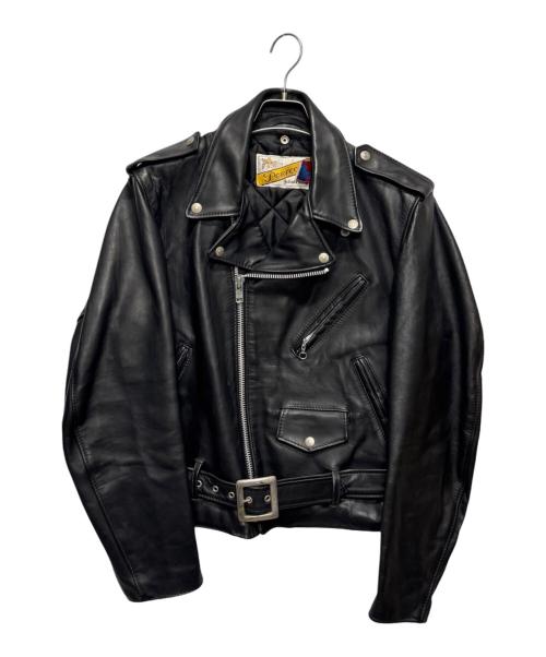 Schott（ショット）Schott (ショット) ライダースジャケット/バイカータグ後期/80s ブラック サイズ:40の古着・服飾アイテム