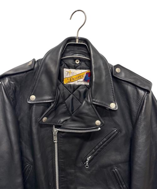 Schott（ショット）Schott (ショット) ライダースジャケット/バイカータグ後期/80s ブラック サイズ:40の古着・服飾アイテム