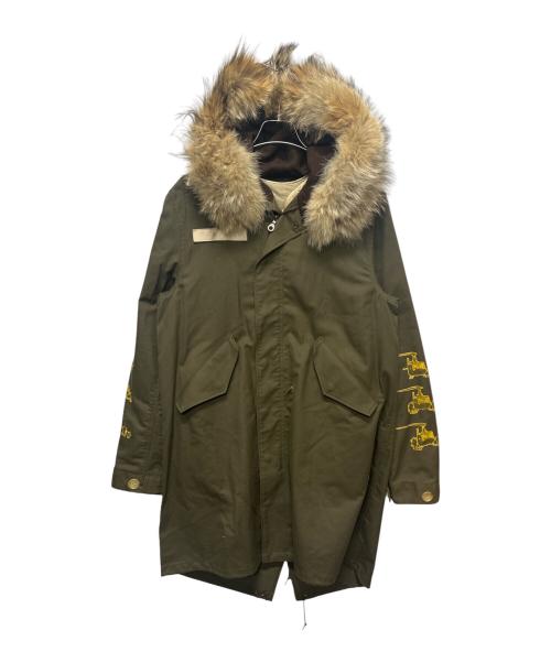 Mastermind JAPAN（マスターマインド ジャパン）Mastermind JAPAN (マスターマインド ジャパン) モッズコート カーキ サイズ:Lの古着・服飾アイテム