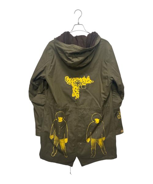 Mastermind JAPAN（マスターマインド ジャパン）Mastermind JAPAN (マスターマインド ジャパン) モッズコート カーキ サイズ:Lの古着・服飾アイテム