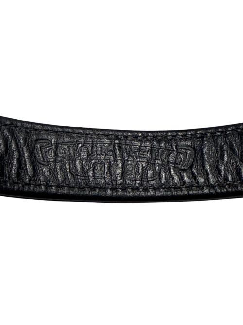 CHROME HEARTS（クロムハーツ）CHROME HEARTS (クロムハーツ) 3BTN 2SNP レザーブレスレット サイズ:-の古着・服飾アイテム