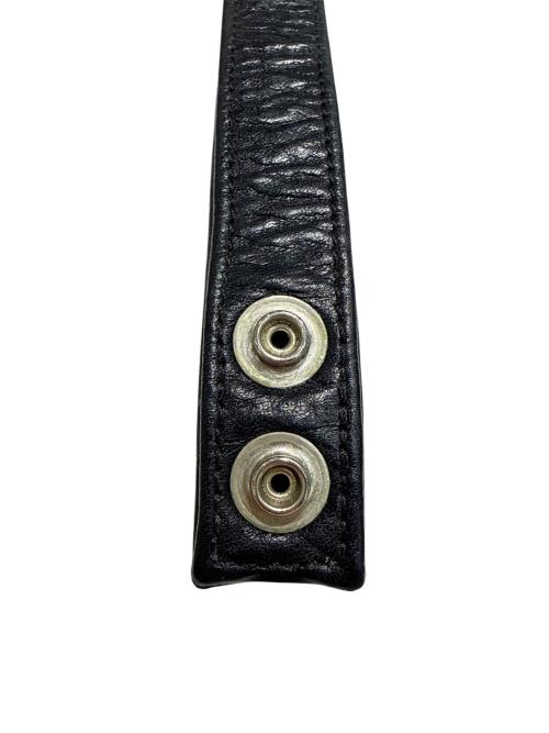 CHROME HEARTS（クロムハーツ）CHROME HEARTS (クロムハーツ) 3BTN 2SNP レザーブレスレット サイズ:-の古着・服飾アイテム