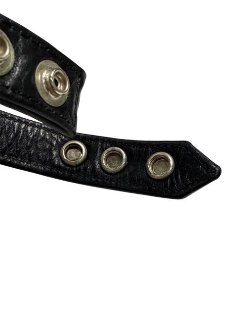CHROME HEARTS（クロムハーツ）CHROME HEARTS (クロムハーツ) 3BTN 2SNP レザーブレスレット サイズ:-の古着・服飾アイテム