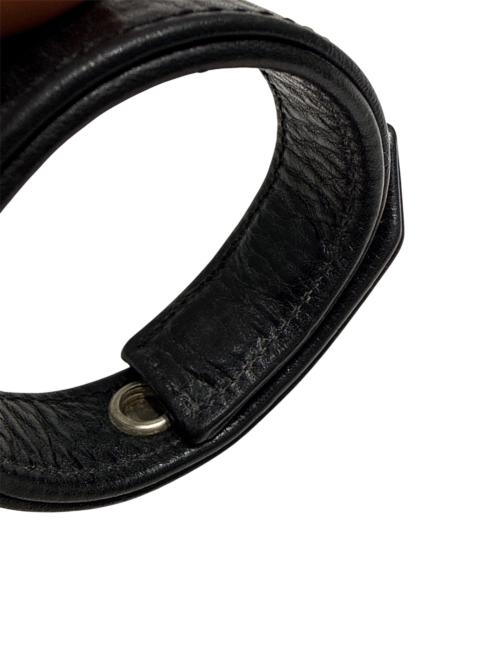 CHROME HEARTS（クロムハーツ）CHROME HEARTS (クロムハーツ) 3BTN 2SNP レザーブレスレット サイズ:-の古着・服飾アイテム