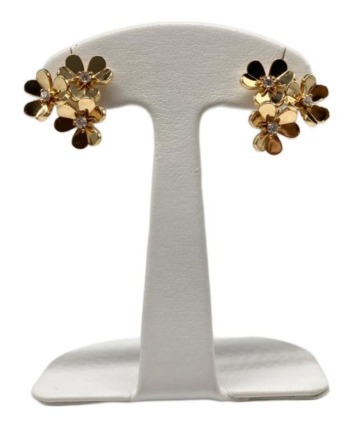 VAN CLEEF & ARPELS（ヴァンクリーフ＆アーペル）VAN CLEEF & ARPELS (ヴァンクリーフ＆アーペル) Frivole 3-Flower Earrings Mini フリヴォルイヤリング 3フラワー ミニモデル/VCARP2DV00 サイズ:MINI/ミニの古着・服飾アイテム