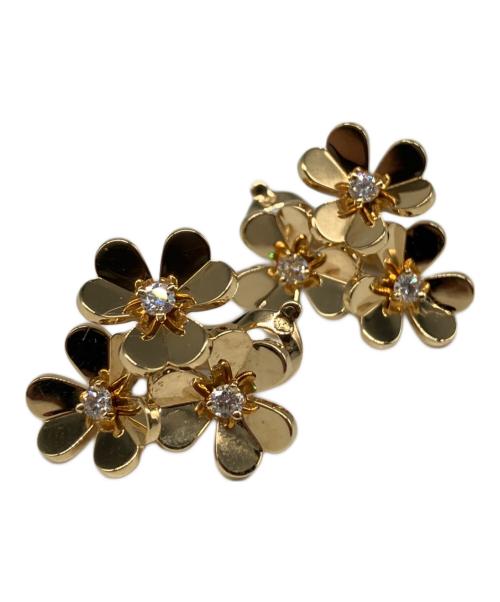 VAN CLEEF & ARPELS（ヴァンクリーフ＆アーペル）VAN CLEEF & ARPELS (ヴァンクリーフ＆アーペル) Frivole 3-Flower Earrings Mini フリヴォルイヤリング 3フラワー ミニモデル/VCARP2DV00 サイズ:MINI/ミニの古着・服飾アイテム