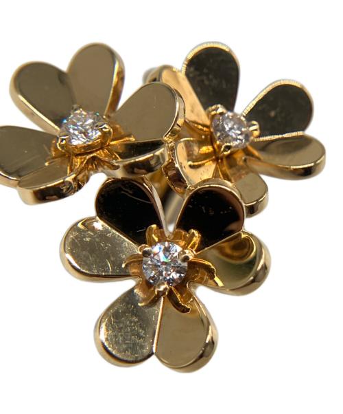 VAN CLEEF & ARPELS（ヴァンクリーフ＆アーペル）VAN CLEEF & ARPELS (ヴァンクリーフ＆アーペル) Frivole 3-Flower Earrings Mini フリヴォルイヤリング 3フラワー ミニモデル/VCARP2DV00 サイズ:MINI/ミニの古着・服飾アイテム