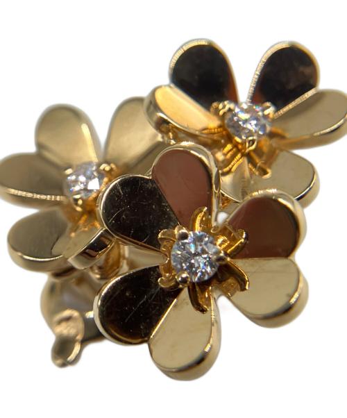 VAN CLEEF & ARPELS（ヴァンクリーフ＆アーペル）VAN CLEEF & ARPELS (ヴァンクリーフ＆アーペル) Frivole 3-Flower Earrings Mini フリヴォルイヤリング 3フラワー ミニモデル/VCARP2DV00 サイズ:MINI/ミニの古着・服飾アイテム