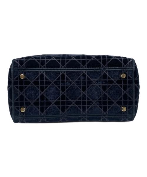 Christian Dior（クリスチャン ディオール）Christian Dior (クリスチャン ディオール) レディ D-ライト LADY D-LITE ミディアムバッグ ネイビー サイズ:ミディアムの古着・服飾アイテム