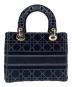 Christian Dior (クリスチャン ディオール) レディ D-ライト LADY D-LITE ミディアムバッグ ネイビー サイズ:ミディアム：250000円