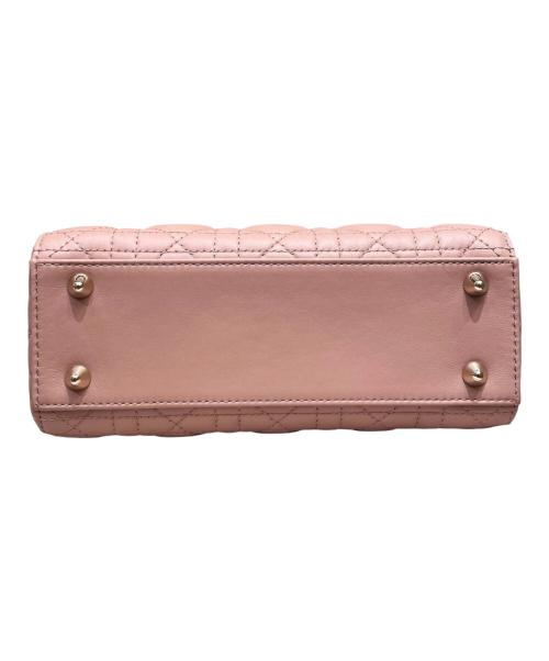 Christian Dior（クリスチャン ディオール）Christian Dior (クリスチャン ディオール) LADY DIOR My ABCDior スモールバッグ カナージュ ピンク サイズ:スモールの古着・服飾アイテム