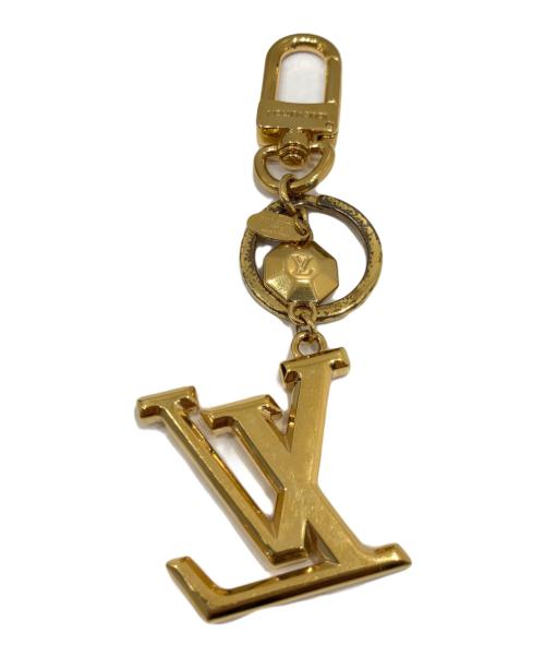 LOUIS VUITTON（ルイ ヴィトン）LOUIS VUITTON (ルイ ヴィトン) キーホルダー・LV ファセット ゴールド サイズ:ーの古着・服飾アイテム