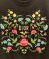 中古・古着 Dior (ディオール) フラワー刺繍 カシミヤ混ベスト ブラック サイズ:13：35000円