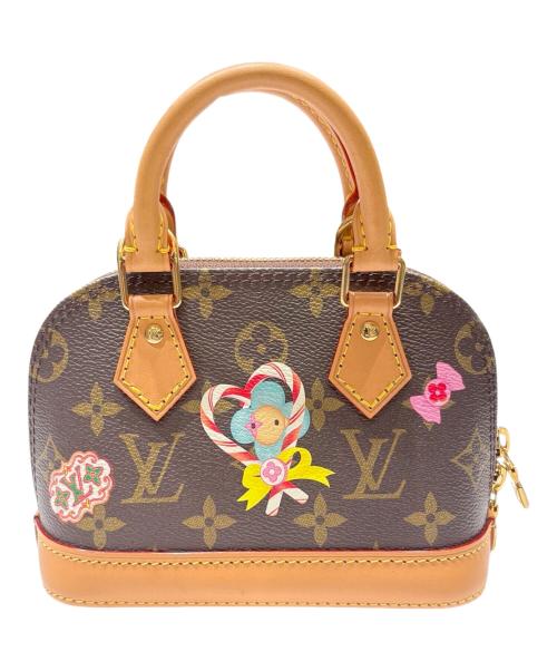 LOUIS VUITTON（ルイ ヴィトン）LOUIS VUITTON (ルイ ヴィトン) ナノ・アルマ ヴィヴィエンヌ ホリデーコレクション 2WAYバッグ ブラウンの古着・服飾アイテム