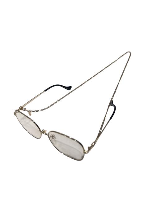 GUCCI（グッチ）GUCCI (グッチ) 眼鏡 ゴールド×ブラックの古着・服飾アイテム