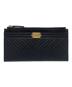 CHANEL（シャネル）の古着「シェブロンステッチ ジップ付ロングウォレット/A81254」｜ブラック