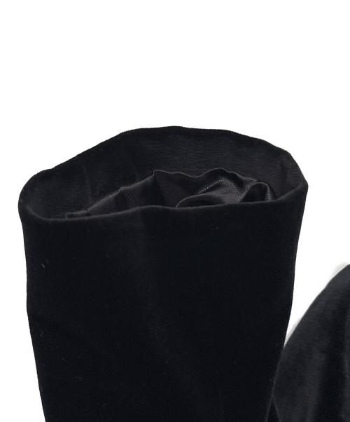 Maison Margiela（メゾンマルジェラ）Maison Margiela (メゾンマルジェラ) ベロアノーカラージャケット ブラック サイズ:46の古着・服飾アイテム