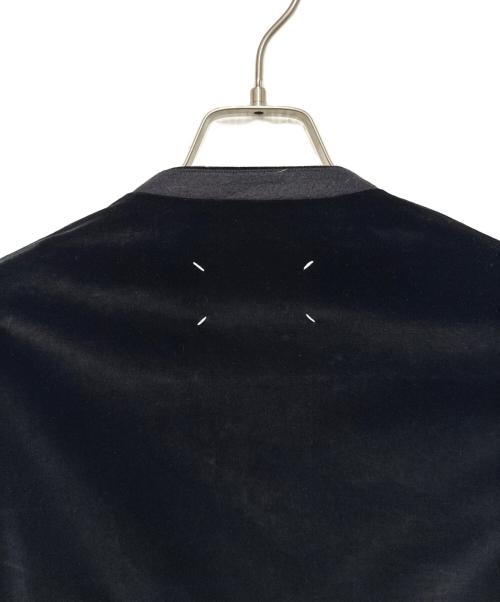 Maison Margiela（メゾンマルジェラ）Maison Margiela (メゾンマルジェラ) ベロアノーカラージャケット ブラック サイズ:46の古着・服飾アイテム