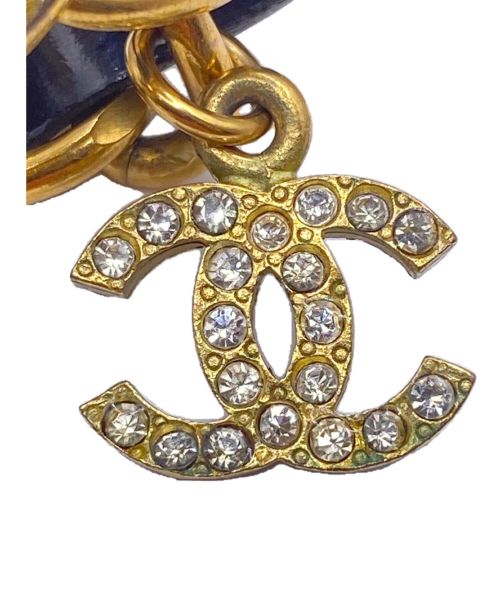 CHANEL（シャネル）CHANEL (シャネル) チェーンココマークチョーカー ブラック×ゴールド サイズ:-の古着・服飾アイテム