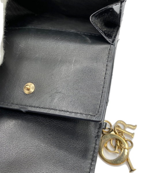 Christian Dior（クリスチャン ディオール）Christian Dior (クリスチャン ディオール) ロータスウォレット ブラック サイズ:-の古着・服飾アイテム