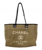 CHANELシャネル）の古着「ドーヴィルMM」｜ベージュ