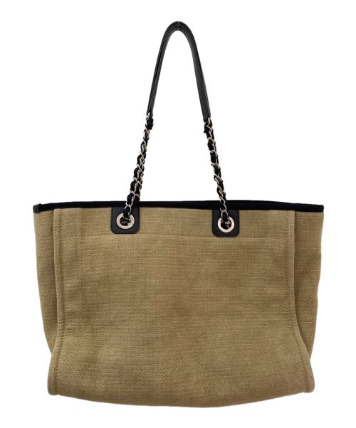 CHANEL（シャネル）CHANEL (シャネル) ドーヴィルMM ベージュ サイズ:MMの古着・服飾アイテム
